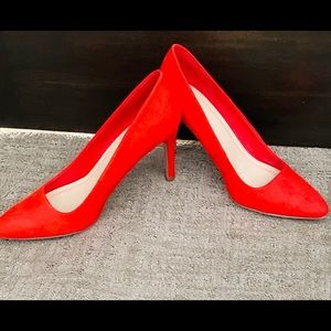 Red Suede Heels